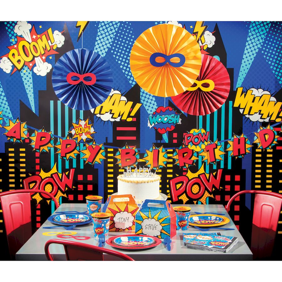 Super foreMEDk-Décorations de fête d'anniversaire pour enfants