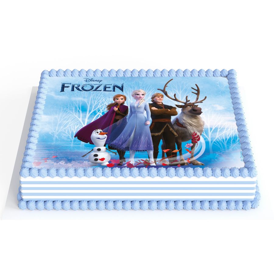 Reine des neiges Elsa Décoration de gâteau comestible disque Azyme Sucre