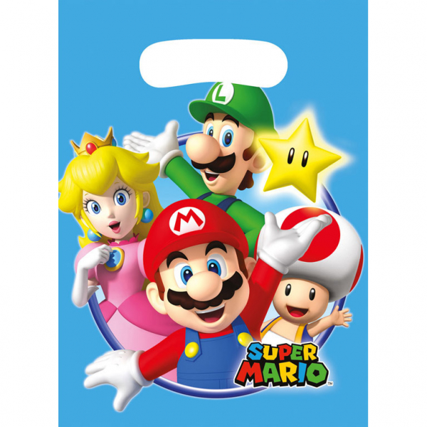Grande Boîte à fête Mario pour l'anniversaire de votre enfant