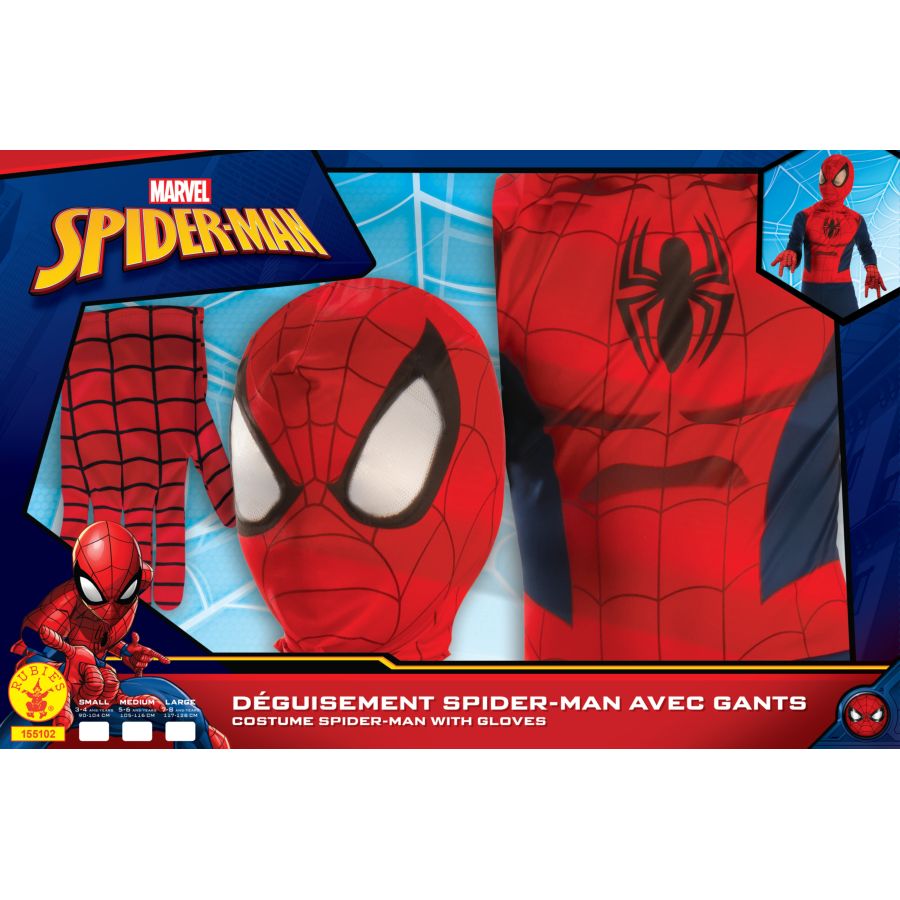 Déguisement classique Spider-Man 7-8 ans - Déguisements pour