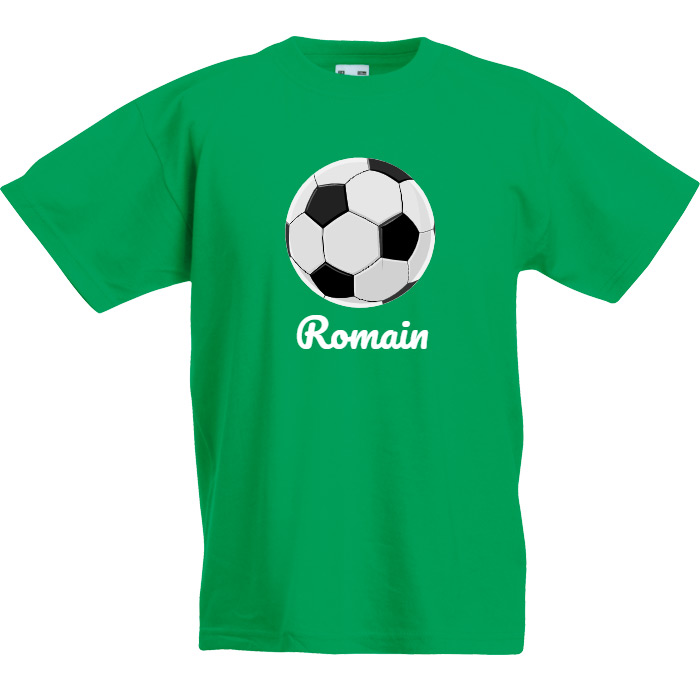 T-shirt à personnaliser - Ballon de Foot pour l'anniversaire de votre enfant  - Annikids