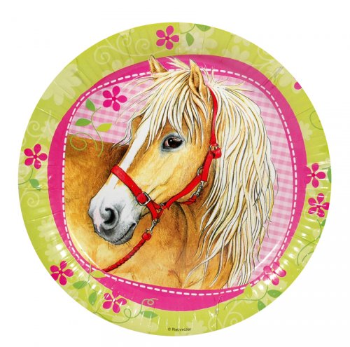 8 Assiettes Cheval Pour L Anniversaire De Votre Enfant Annikids