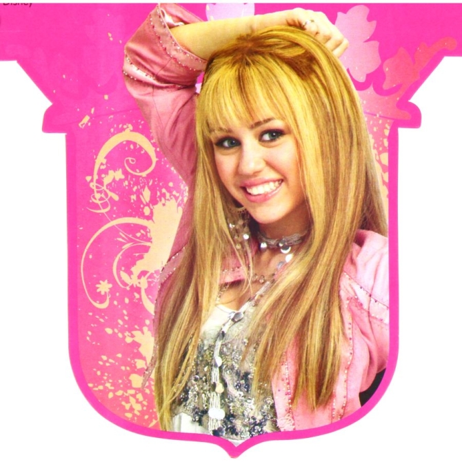 Guirlande Happy birthday Hannah Montana 