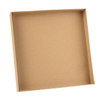 Plateau en carton kraft Carr - 30 cm - Alimentaire