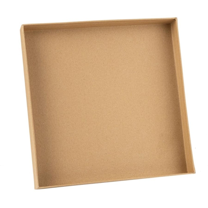 Plateau en carton kraft Carr - 30 cm - Alimentaire 