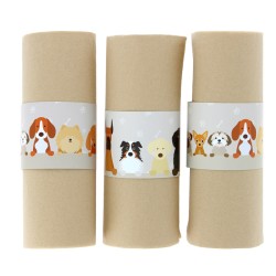 6 Ronds de serviettes Chiens. n4