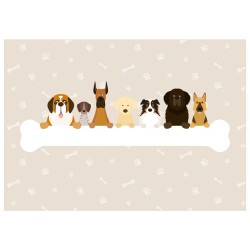 6 Sets de table Chiens. n3