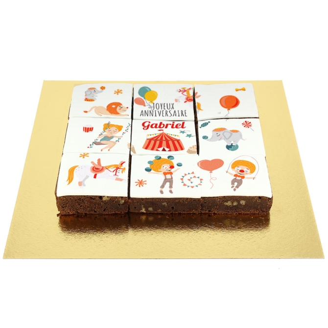 Brownies Cirque - Personnalisable 