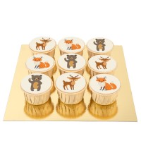 9 Cupcakes Animaux de la Fort - Vanill