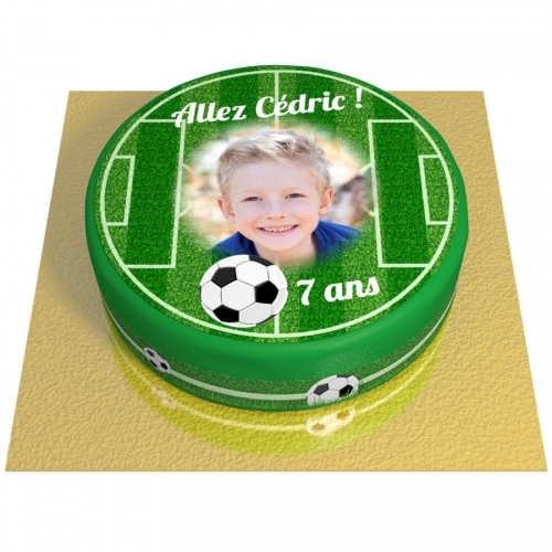 gateau anniversaire garçon foot Gateau Terrain De Football Personnalisable O 20 Cm Pour L gateau anniversaire garçon foot