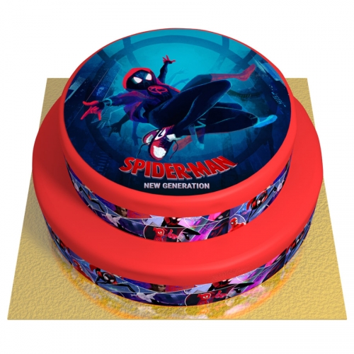 Gateau Spider Man New Generation 2 Etages Pour L Anniversaire De Votre Enfant Annikids