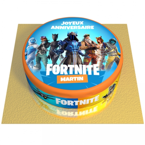 Gateau Fortnite Personnalisable O 20 Cm - 