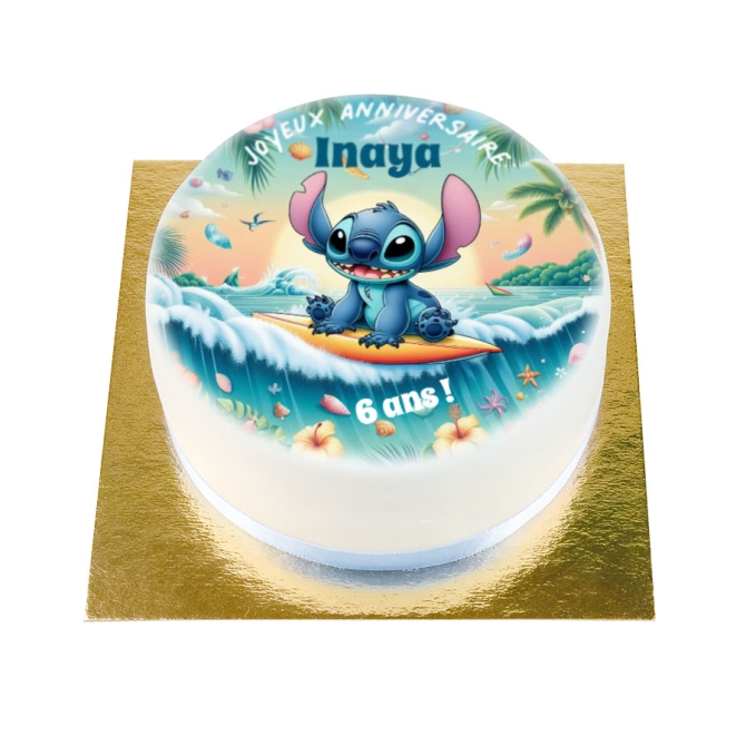 BuenoCake Stitch Hawa personnalisable -  14 cm 