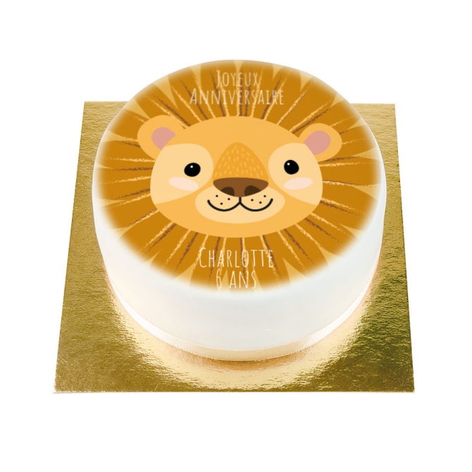 BuenoCake Lion personnalisable -  14 cm 