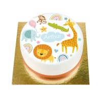 BuenoCake Baby Jungle personnalisable -  14 cm