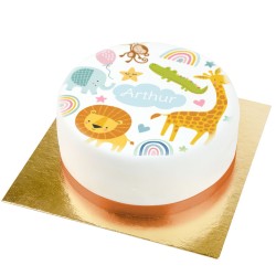 BuenoCake Baby Jungle personnalisable -  14 cm. n2