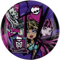 8 Assiettes New Monster High