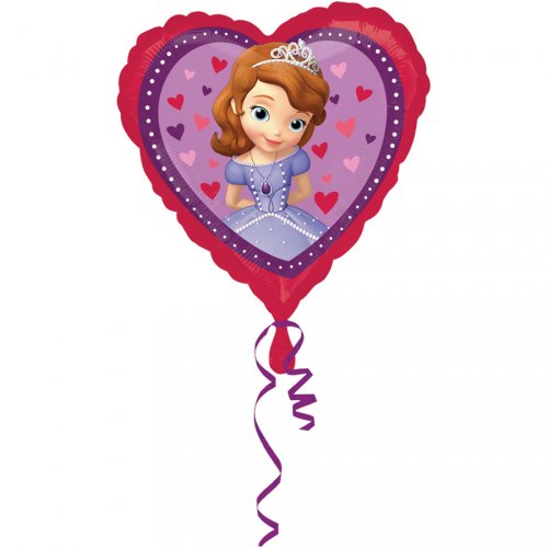 Ballon A Plat Princesse Sofia Coeur Pour L Anniversaire De Votre Enfant Annikids