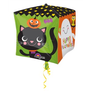 Ballon Cube Mylar Happy Halloween