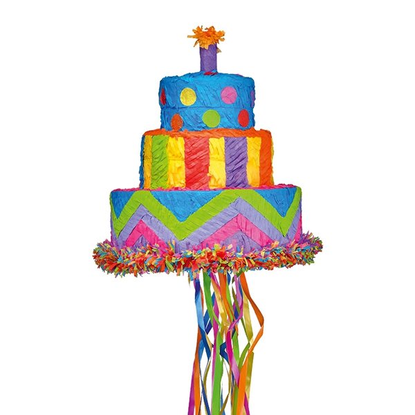 Pull Pinata Gâteau d'anniversaire pour l'anniversaire de votre enfant -  Annikids