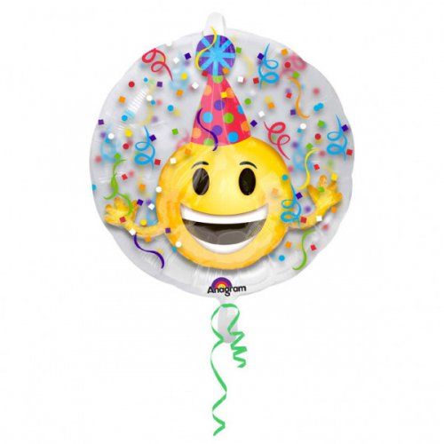 Double Ballon Emoji Party A Plat 60 Cm Pour L Anniversaire De Votre Enfant Annikids