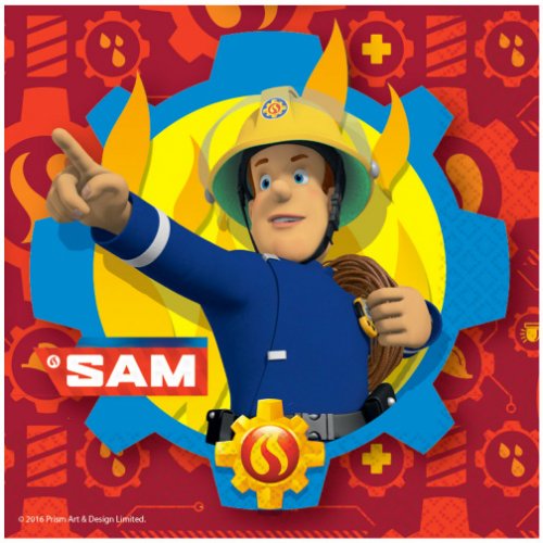 anniversaire sam le pompier 20 Serviettes Sam Le Pompier Fireman Pour L Anniversaire De Votre anniversaire sam le pompier