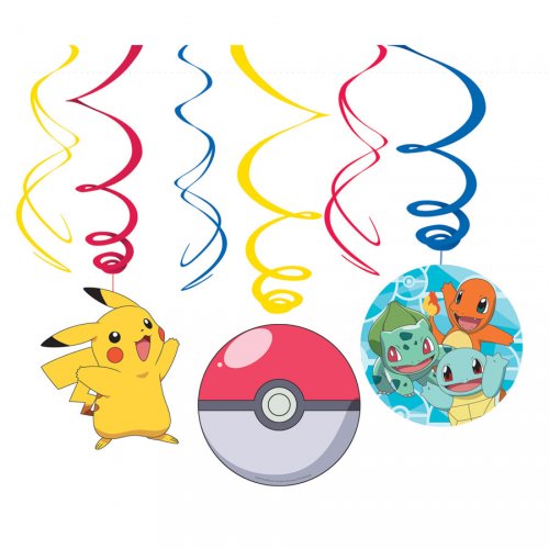 6 Guirlandes Spirales Pokemon Friends Pour L Anniversaire De Votre Enfant Annikids