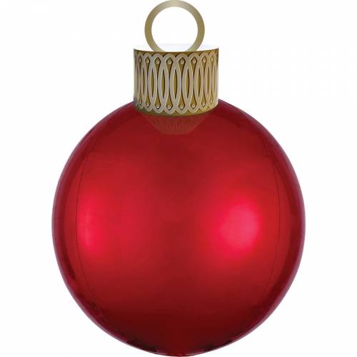 Ballon Orbz Boule De Noël Rouge