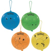 4 Ballons Punch Pokmon