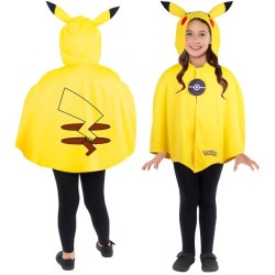 Dguisement Cape Pokemon Pikachu Taille 3-7 ans. n1