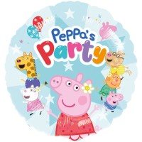 Ballon Aluminium Hlium Peppa Pig Party -  43 cm