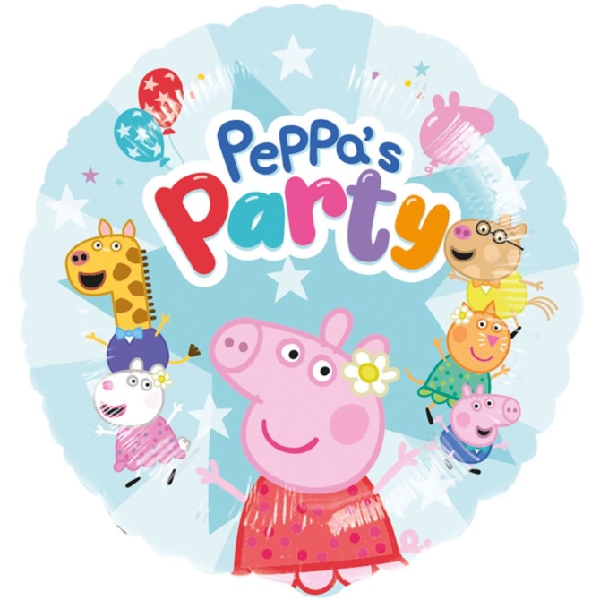 Ballon Aluminium Hlium Peppa Pig Party -  43 cm 