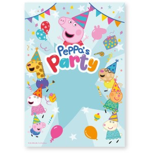 Toile de Fond Peppa Pig Party - 2m