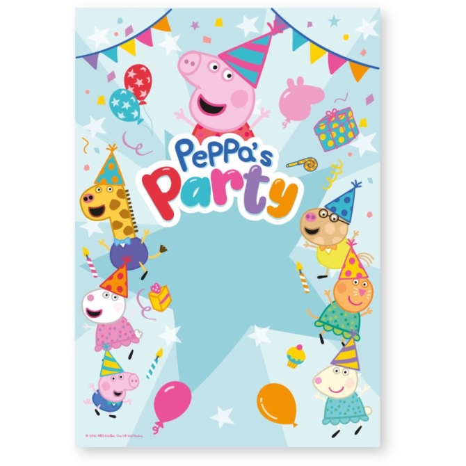 Toile de Fond Peppa Pig Party - 2m 