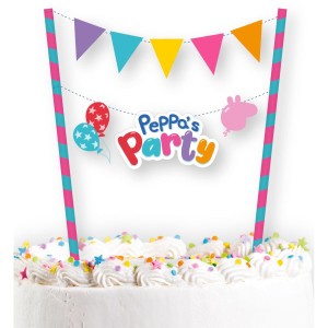 1 Banderole Dco de Gteau Peppa Pig Party