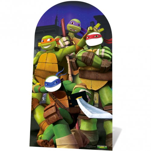 Photo Fun Geant En Carton Tortue Ninja Pour L Anniversaire De Votre Enfant Annikids