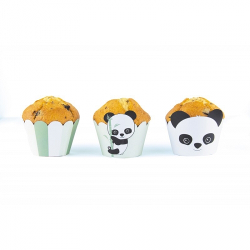 6 Caissettes Cupcakes Baby Panda Anniversaire Enfant Annikids