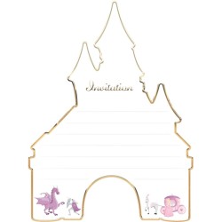 8 Invitations - Princesse. n1