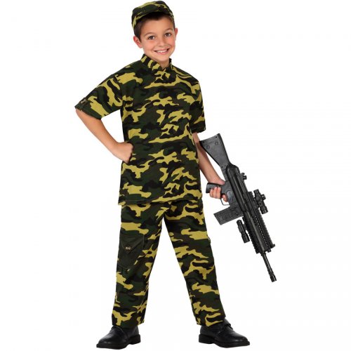 Deguisement De Militaire Camouflage Enfant Pour L Anniversaire De Votre Enfant Annikids