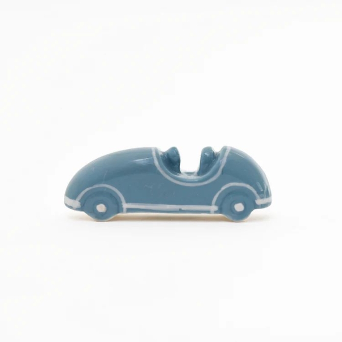 Fve Voiture Bleue - En Porcelaine 