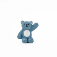 Fve Ourson Bleu - En Porcelaine