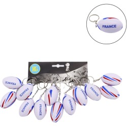 1 Porte-Cl Ballon de Rugby France - 6.5 cm. n1