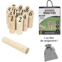 Mlkky : Jeu de Quilles en Bois Nordique. n1