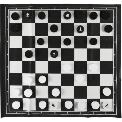 Jeu Extrieur Echecs et Dames Gant. n1