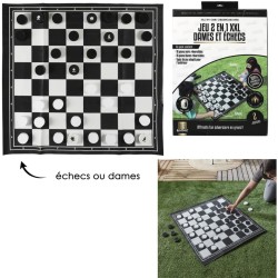 Jeu Extrieur Echecs et Dames Gant. n4