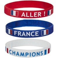 3 Bracelets Supporter France