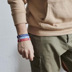 3 Bracelets Supporter France. n4