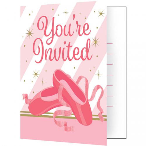 8 Invitations Danseuse Etoile Pour L Anniversaire De Votre Enfant Annikids