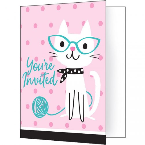 8 Invitations Chat Chic Pour L Anniversaire De Votre Enfant Annikids