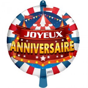 Les Ballons D Anniversaire Gonfles A L Helium Clowns Cirque Fete Foraine La Decoration D Anniversaire Pour Votre Enfant Annikids